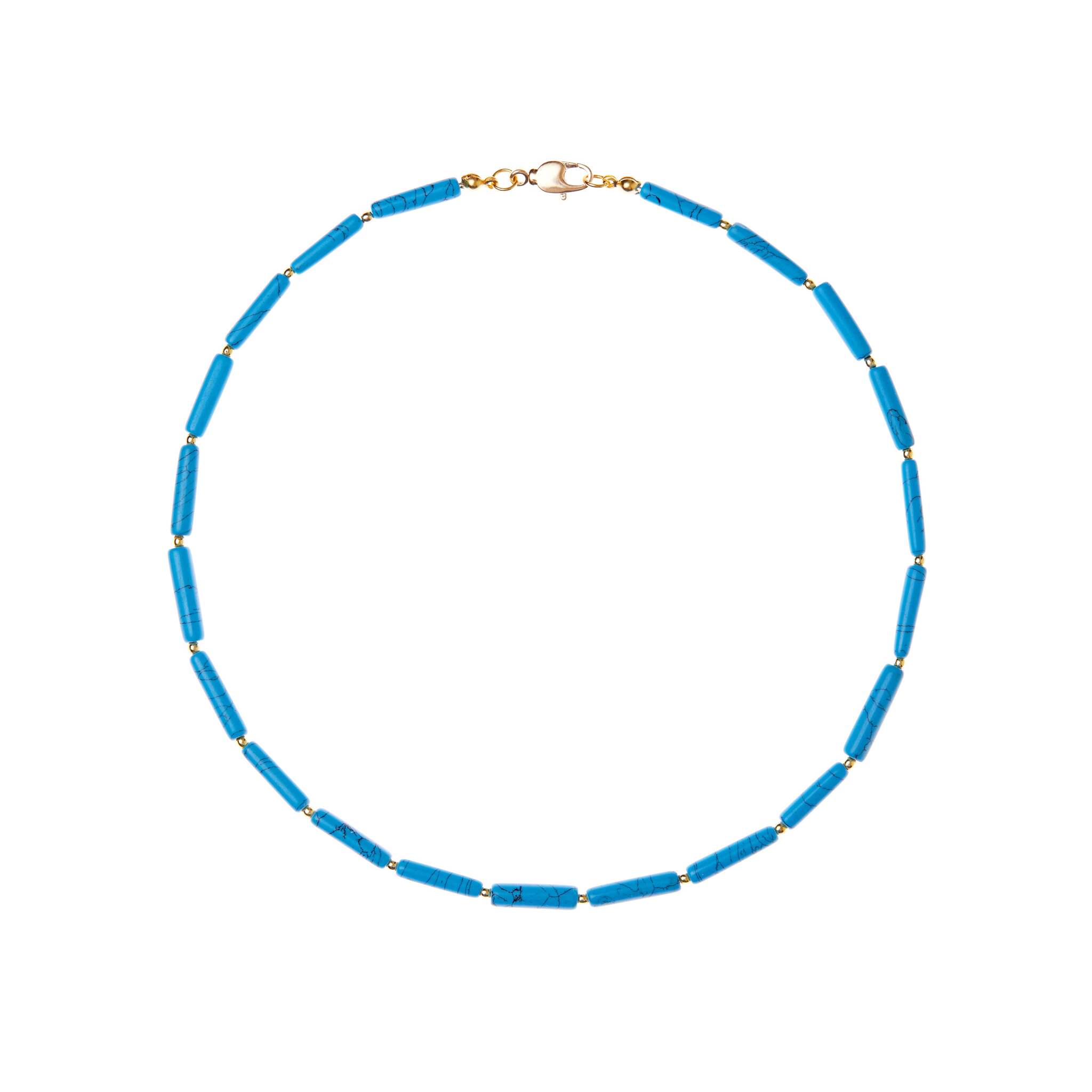 Колье Turquoise Tube Necklace
