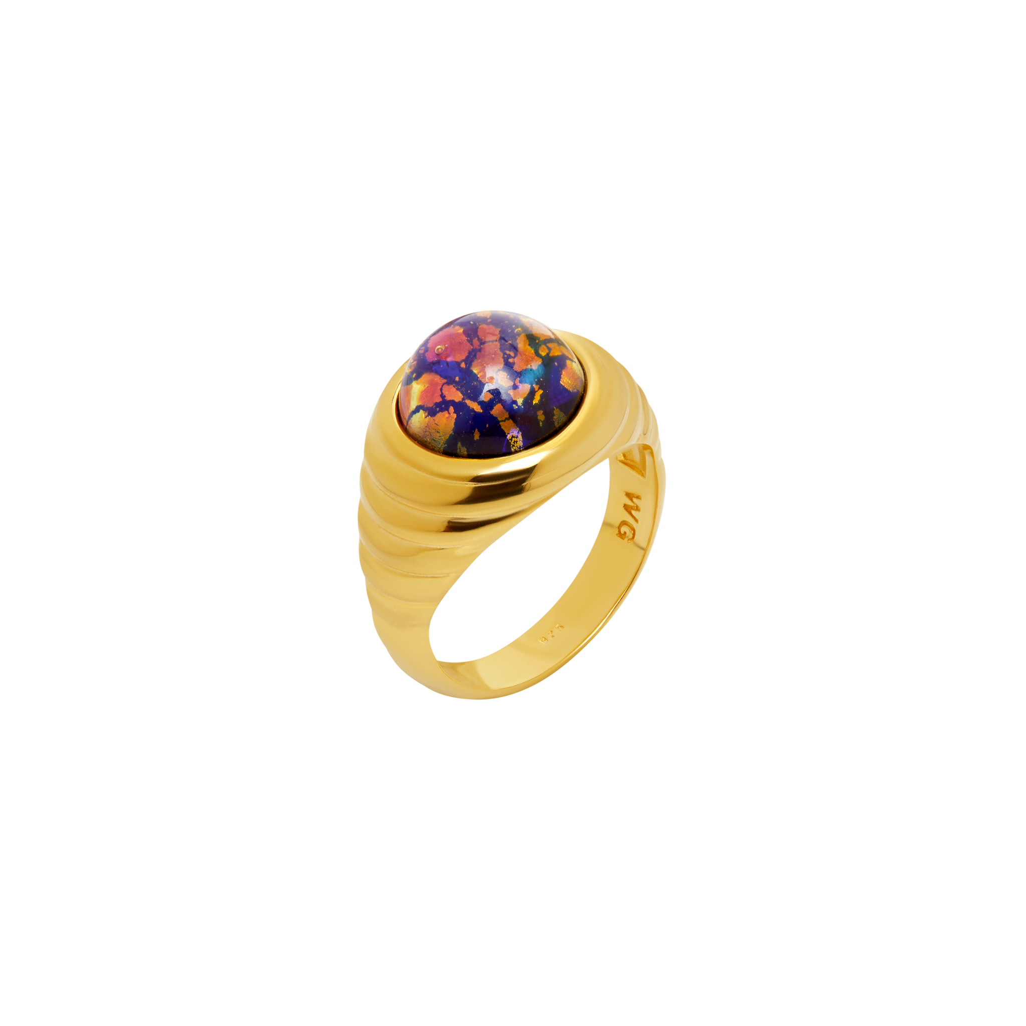 Кольцо Crystal Marbled Ring