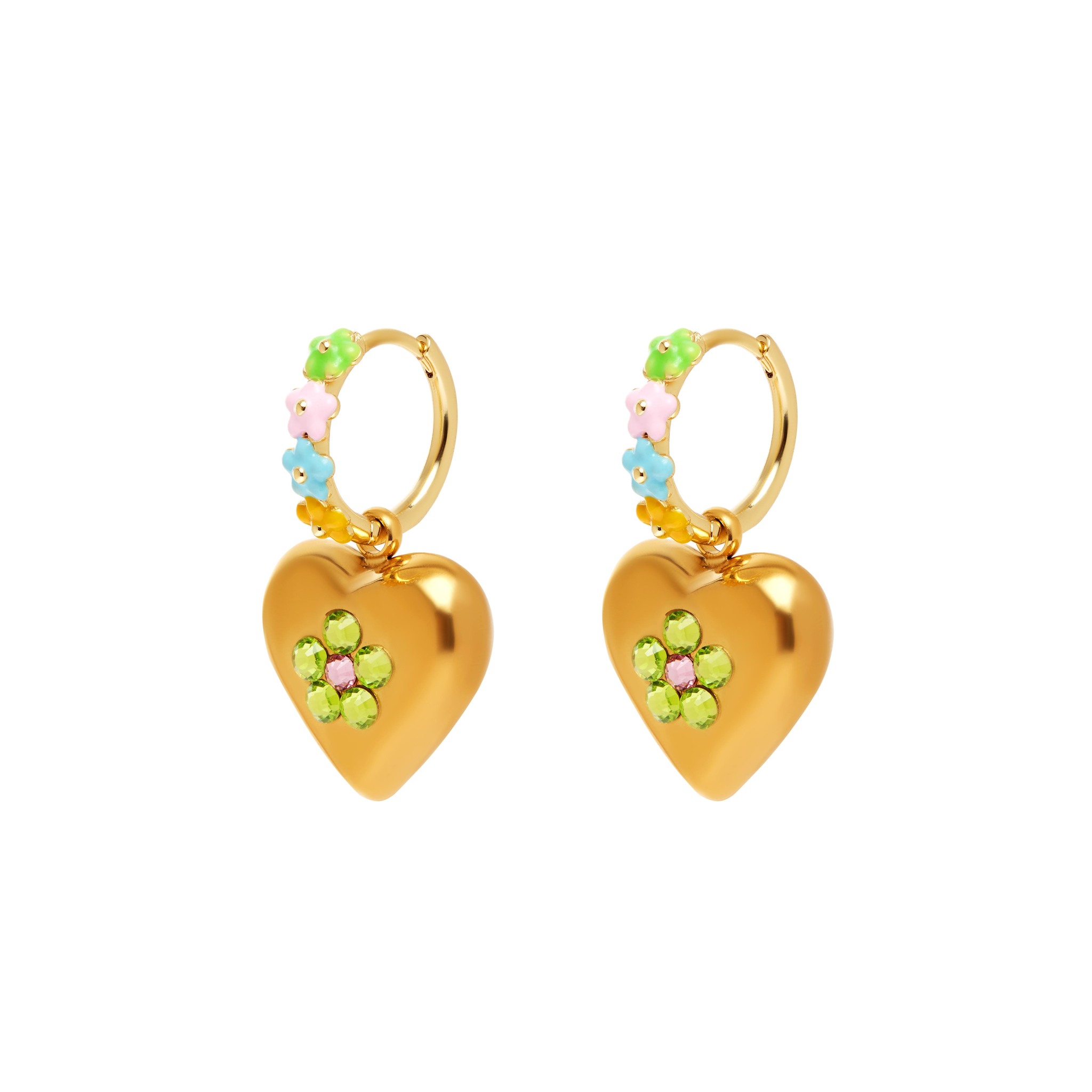 NOTTE Серьги Flori Heart Earrings