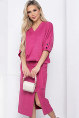 Платье Вэнсдей (фуксия) П12325-4 LT Collection