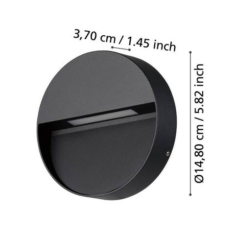 Уличный настенный светодиодный светильник Eglo MARUGGIO 900888