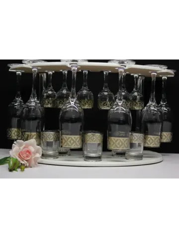 Барный набор 18 предметный с Бокалом