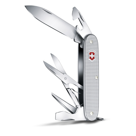 Нож складной Victorinox Pioneer, 93 mm, 9 функций, серебристый (0.8231.26)