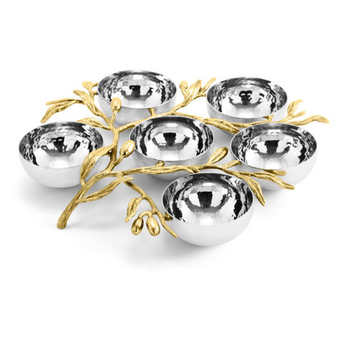 Менажница 26х25см Michael Aram Оливковая ветвь