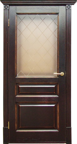 Дверь Халес Лондон (тоскана, остекленная, массив хвойных пород)