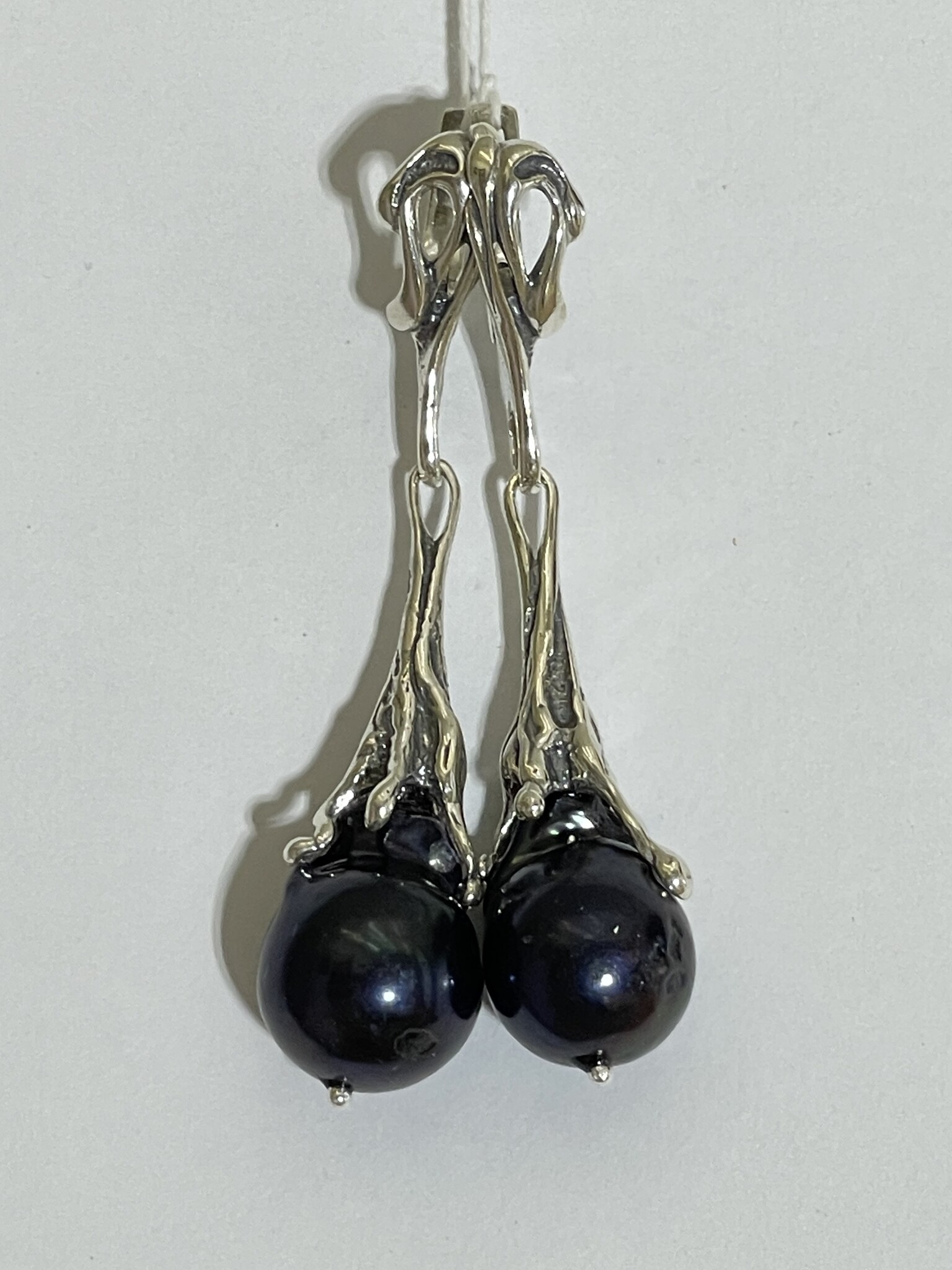 Юнона (серьги из серебра)