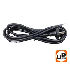 Шнур сетевой UNITED PARTS 2x1,0 мм.кв. - 2,5 м, ПГА-ВП (медь, термоэластопласт ±50С°) (90-0446)