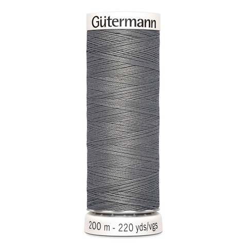 Нить Sew-All 200 м, Gutermann, 496 серо-стальной