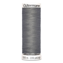Нить Sew-All 200 м, Gutermann, 496 серо-стальной