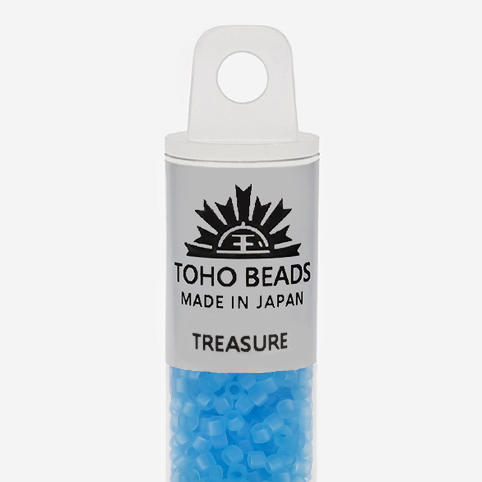 Японский бисер TOHO Treasure (№3F), прозрачный матовый