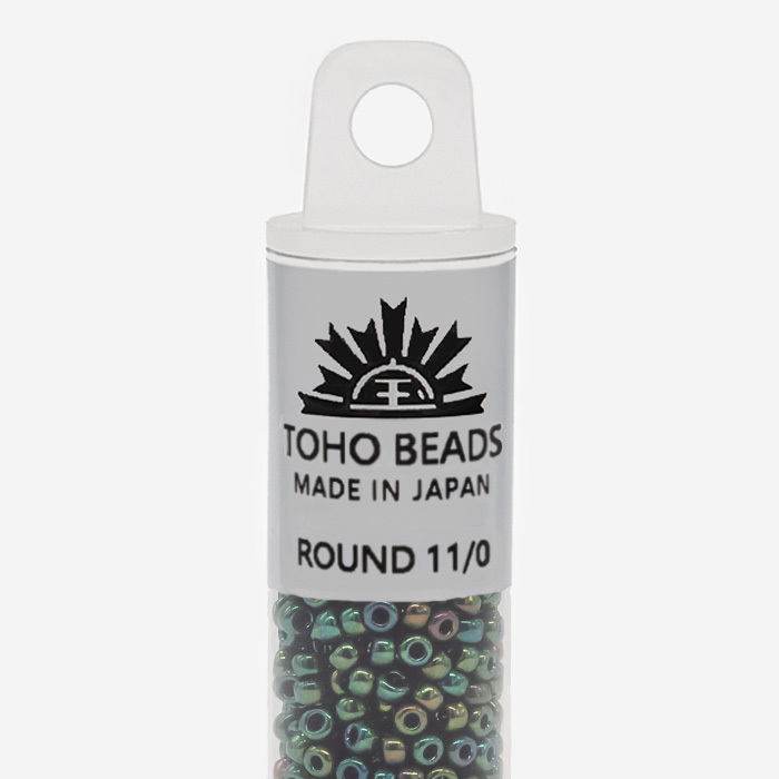 Японский бисер TOHO Round 11/0 (№507), металлизированный, непрозрачный глянцевый
