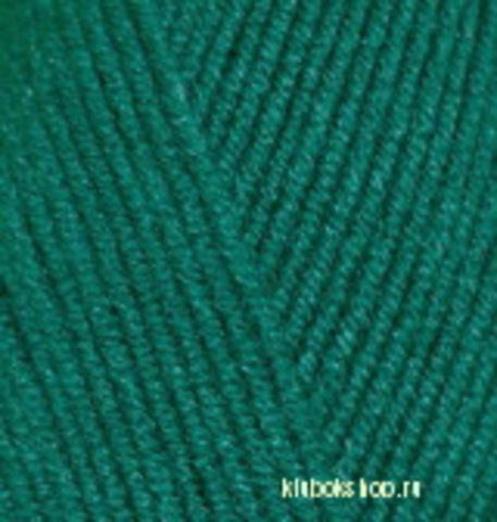 Пряжа Lanagold FINE (Alize) 507 Античный зеленый, фото