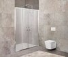 BelBagno UNIQUE-BF-2-150/180-C-Cr Дверь в проём с двумя раздвижными дверьми. Стекло 5 мм, прозрачное, хром