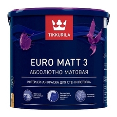 Краска интерьерная Euro Matt-3 База С Tikkurila 9л