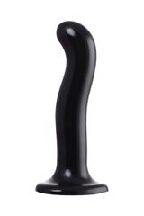 Черный стимулятор для пар P&G-Spot Dildo Size M - 18 см. - 