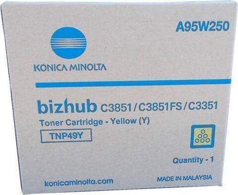 A95W250 - Тонер-картридж Konica Minolta Toner Cartridge TNP49Y (yellow)