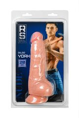 Телесный фаллоимитатор York - 20 см. - 