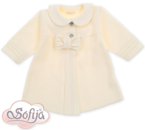 Плащ Sofija Miriam, цвет экрю