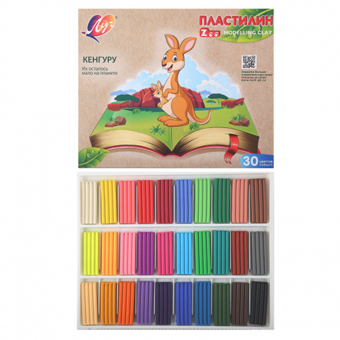 Plastilin \ Пластилин 30 цветов, 450 гр