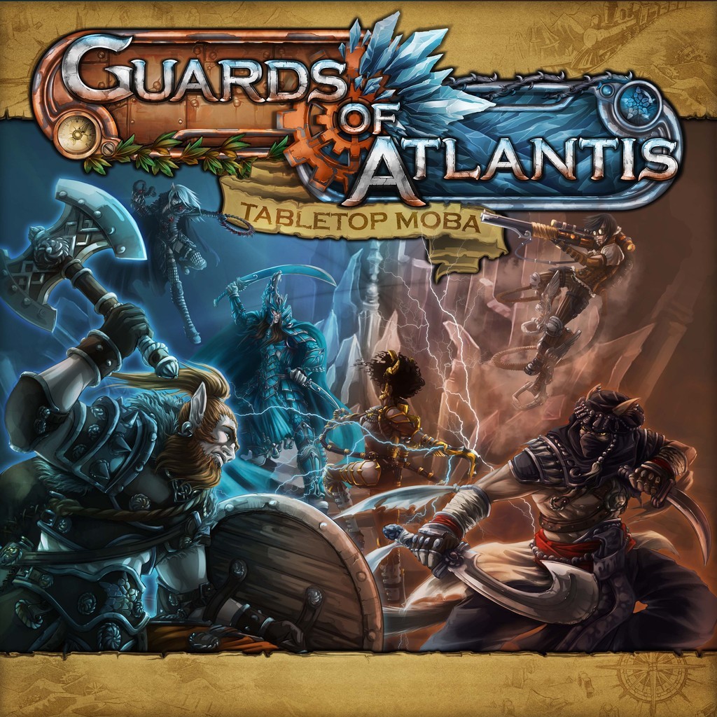 Guards of Atlantis: Tabletop MOBA в интернет-магазине bgames.ru. Бесплатная  доставка. Скидки.