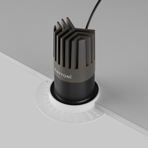 Встраиваемый светодиодный светильник Maytoni Dip DL122-15W-3K-TRS-B