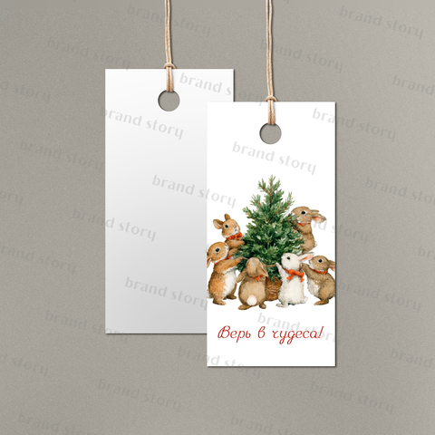 Бирка №211 (10 шт.) 4 х 8 см