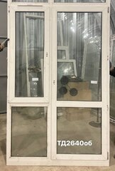 Дверь Пластиковая Б/У 222(в) х 144(ш) Балконная