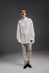 Рубашка-фрак унисекс, белый