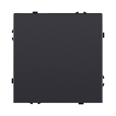 Выключатель 1-клавишный 10А/250В, черный матовый Kollinger Eclipse EC-001BK