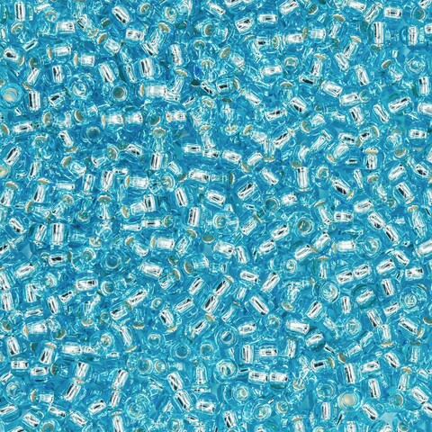 Японский бисер TOHO Round 11/0 (№23), с внутренним серебрением, прозрачный