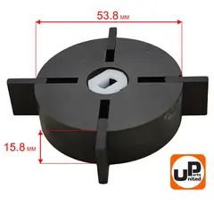 Ротор насоса в сборе UNITED PARTS для дизельных пушек 70кВт, d53,8x15,8мм (TK8-007-027) (90-0703)