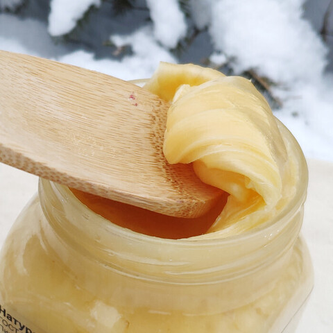 Крем-мёд 2025 0,28 л (400 г) в стеклянной баночке Мишка