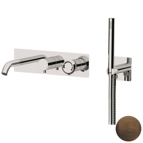 Remer ET53D2WBBR Смеситель для ванны Remer Element ET53D2WBBR, бронза масляная