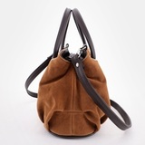 Сумка Саломея 278 эко-замша миндаль