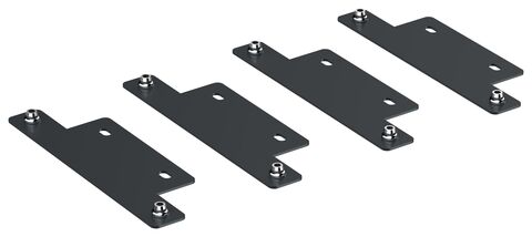 ITK LINEA S Компл. для соединения шкафов чер. (4шт/компл)