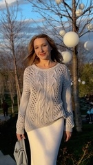 Мастер-класс по вязанию спицами джемпера 