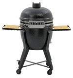 Гриль керамический Monolith Grill TWO.66 (Lechef) черный с боковыми столиками и подставкой
