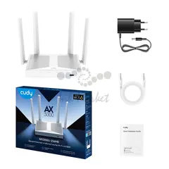 Cudy WR3000U-256MB Гигабитный роутер Wi-Fi 6 AX3000, 2,4/5 ГГц, до 2976 Мбит/с, 5x1 Гбит/с, 1хUSB3.0, поддержка OpenWRT — фото 3