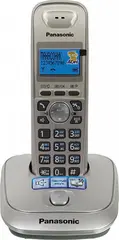 Радио-телефон Dect Panasonic KX-TG2511RUN платиновый/черный АОН — фото 3