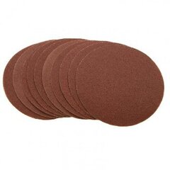 Круг абразивный на ворсовой подложке под липучку перфорированный Р 220 125мм 5шт Matrix