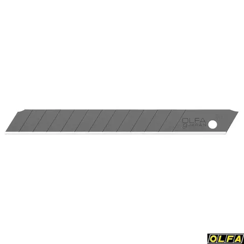 OLFA EXCEL BLACK, 9 мм, 10 шт, в боксе, сегментированные лезвия (OL-ASBB-10)