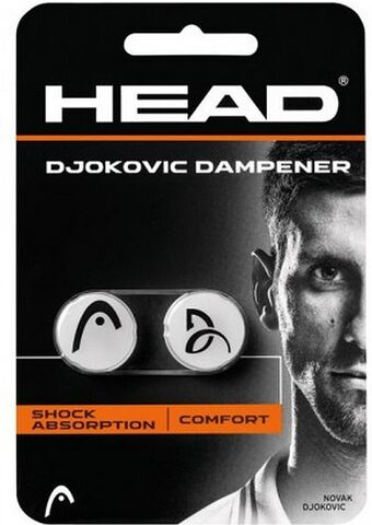 Виброгаситель теннисный Head Djokovic Dampener - white/black