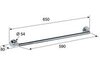 Remer Guest GS30BO Полотенцедержатель 60 см, белый матовый