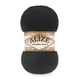 Пряжа Alize Angora Gold 60 черный