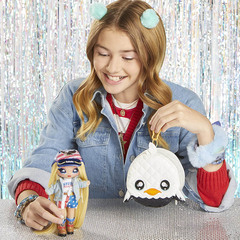 На На На Сюрприз Эрика Фезертон Белоголовый Орел Гламурная Серия 2 Металлик