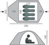 Картинка палатка туристическая Btrace Talweg 4  - 3