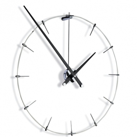 Часы Nomon Anda Gothic, (основание - хромированная сталь/стрелки - черный лак). D=70см, H=100см