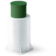 Колодец герметичный Н-2500 под бетонирование, ЦПС 1:5 Евролос(960x960x2500см;) - арт.456103