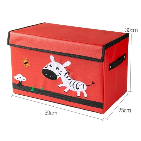 Коробка для хранения игрушек и вещей Blonder Home Little Zebra B39ZOO