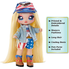 На На На Сюрприз Эрика Фезертон Белоголовый Орел Гламурная Серия 2 Металлик